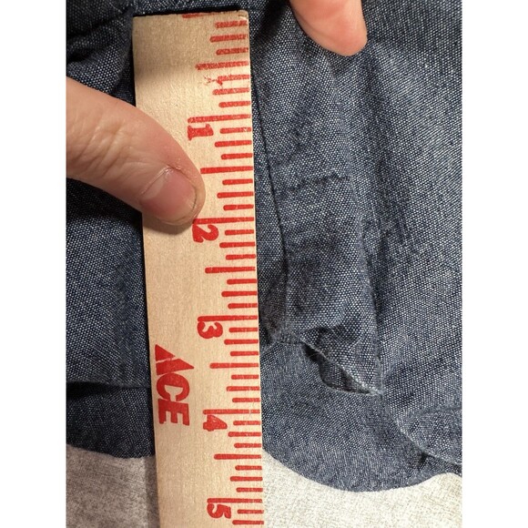 Kenar Blue Scalloped Hem Shorts Size 4 Flat Front Pockets Woman’s - Picture 6 of 7